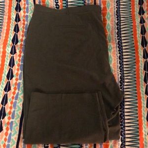 Charcoal gray slacks